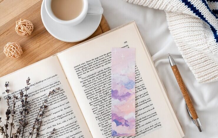 brick beads vase bookmark